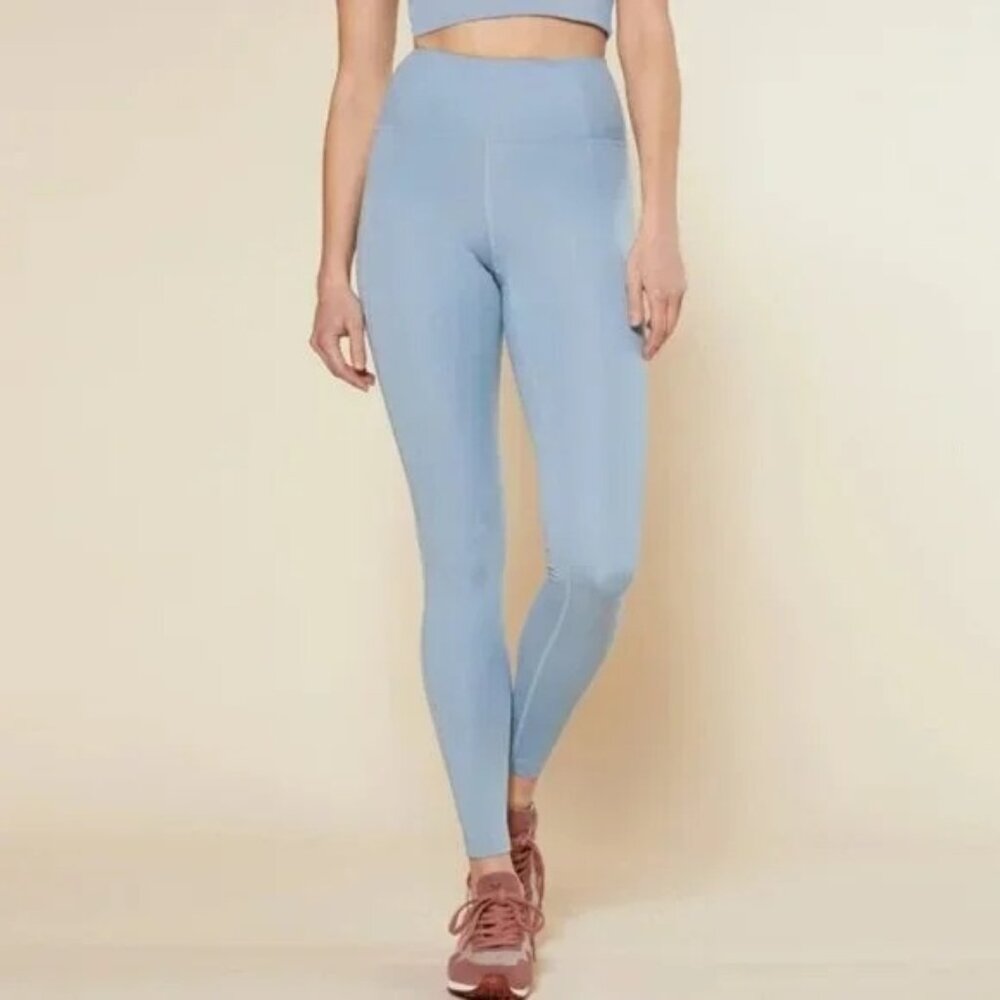 Girlfriend Collective High-Rise Legging Womens Size XS Compression Blue 7/8 NWT